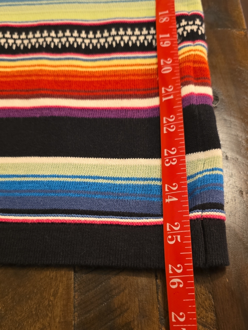 Ralph Lauren Multicolor Striped Knit Pencil Skirt - Picture 7 of 9